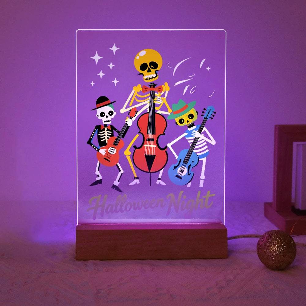 
Paint by Numbers - Halloween Light | Skeleton Orchestra Night