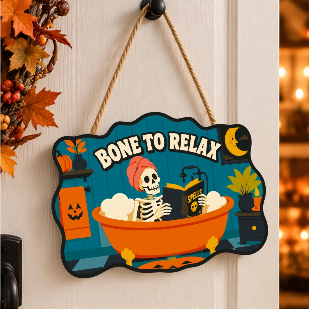 Paint by Numbers - Wooden Door Hanger | Bone to Relax