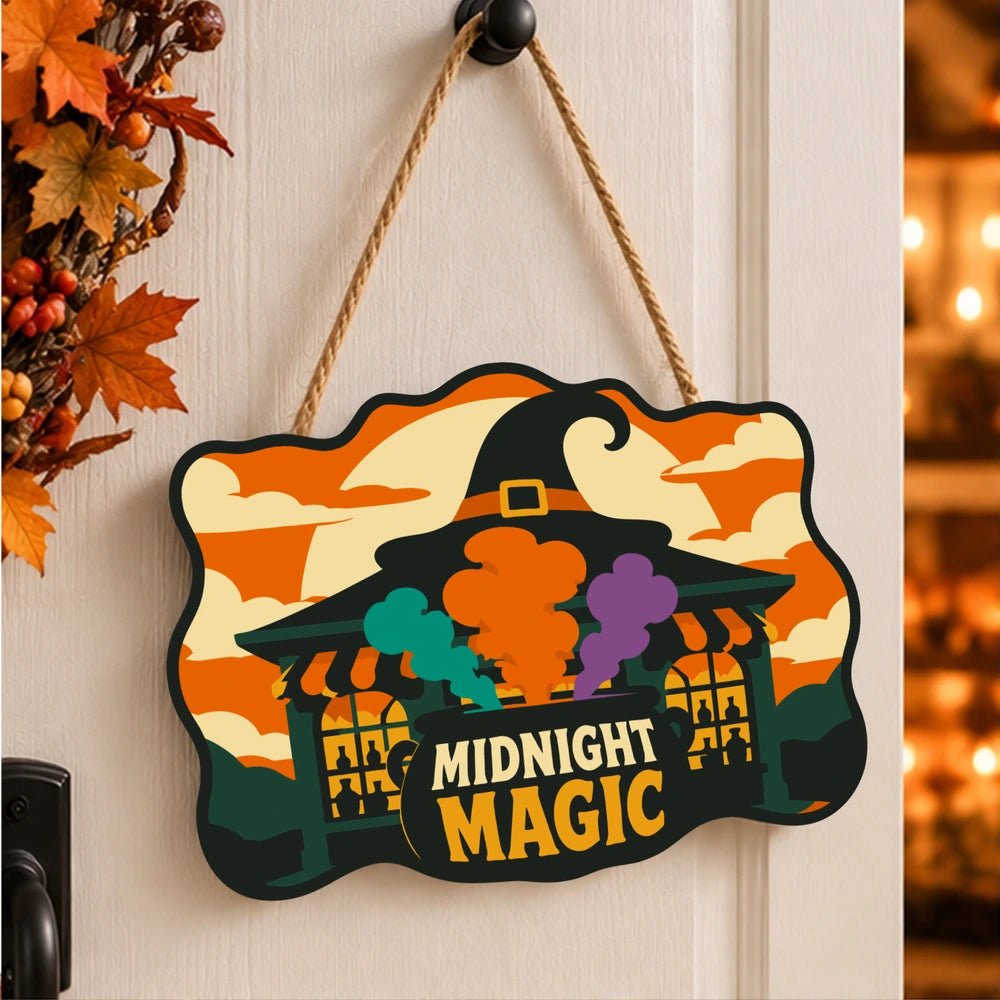 Paint by Numbers - Wooden Door Hanger | Midnight Magic