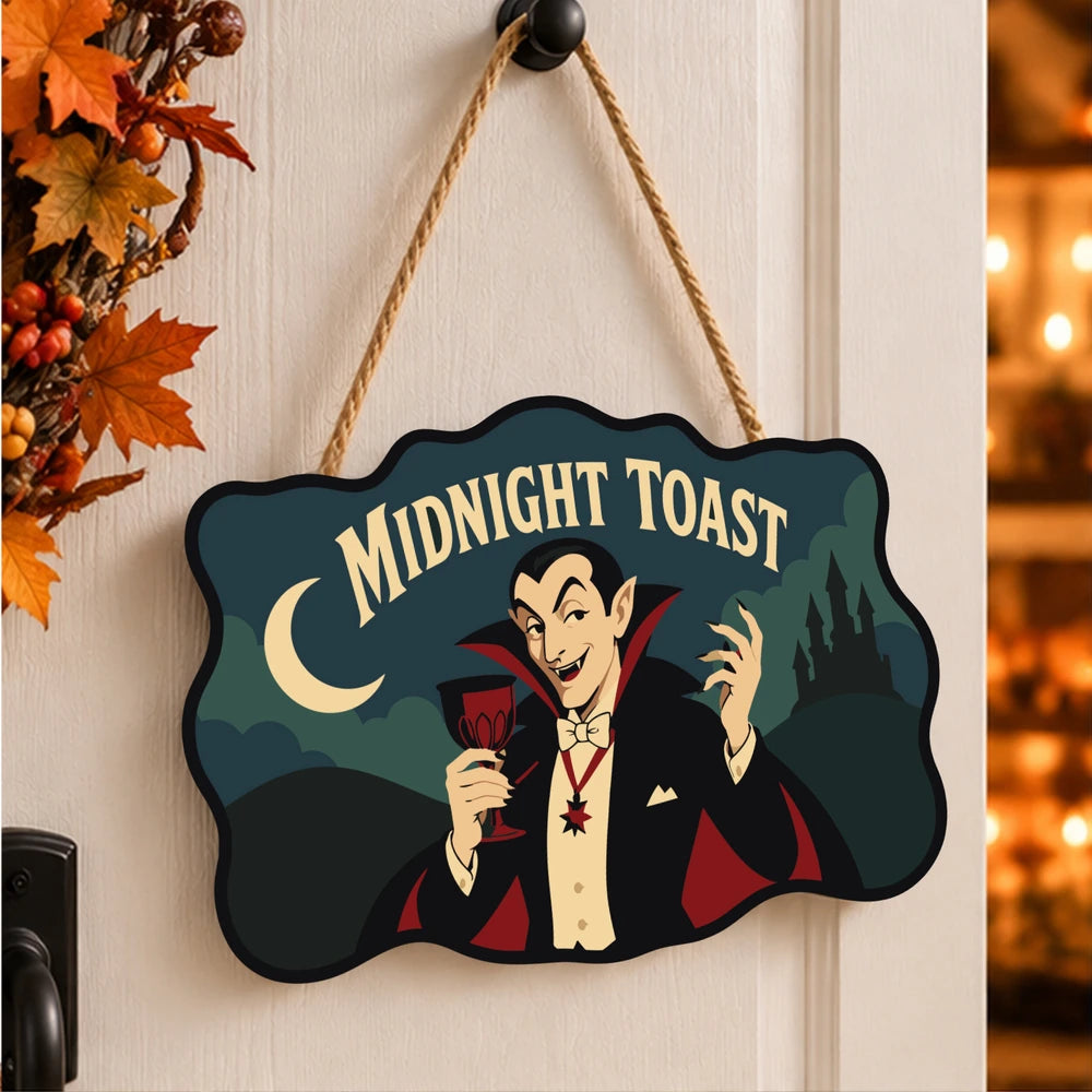 Paint by Numbers - Wooden Door Hanger | Midnight Toast
