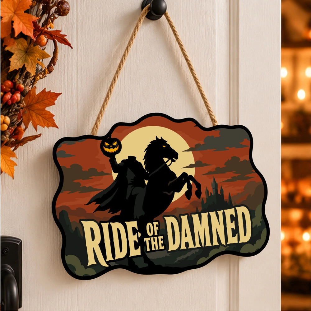 Paint by Numbers - Wooden Door Hanger | Ride of the Damned