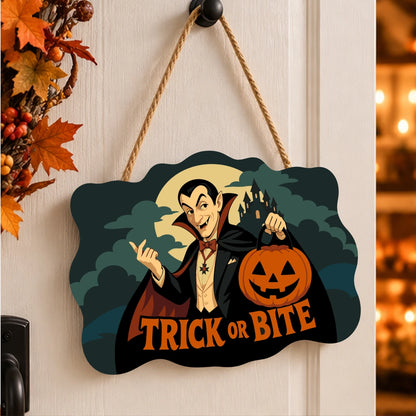 Paint by Numbers - Wooden Door Hanger | Trick or Bite