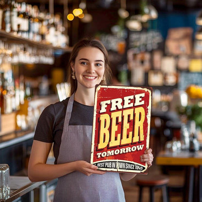 Paint by Numbers – Vintage Metal Bar Art | Free Beer Tomorrow