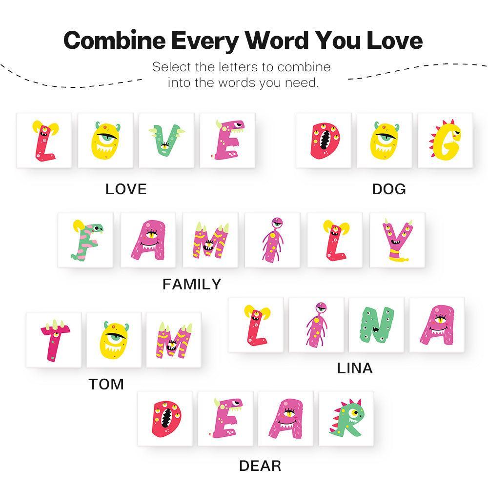 Paint by Numbers – Alphabet Painting Kit | A to Z Funky Monsters