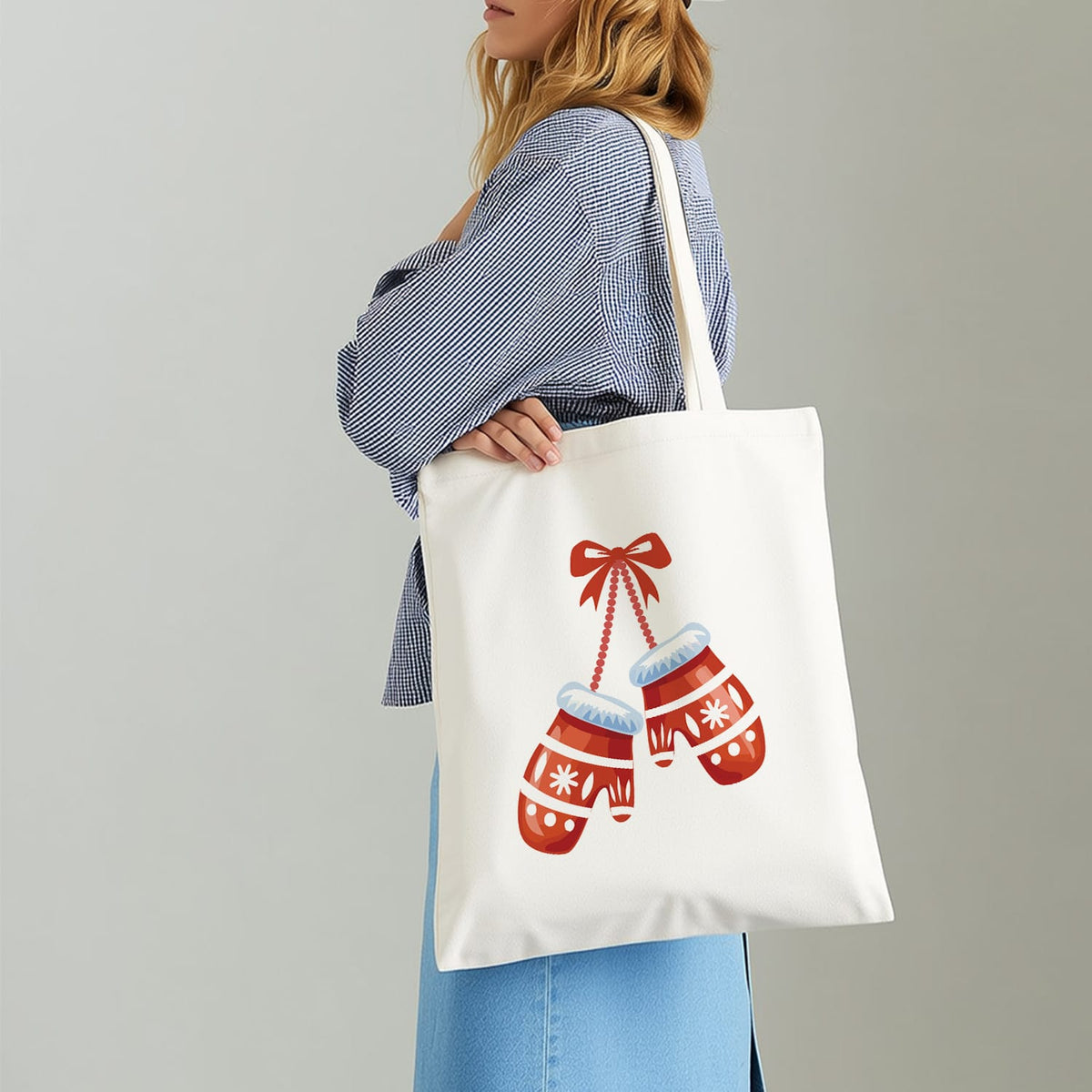
Paint by Numbers – DIY Totebag | Winter Mittens
