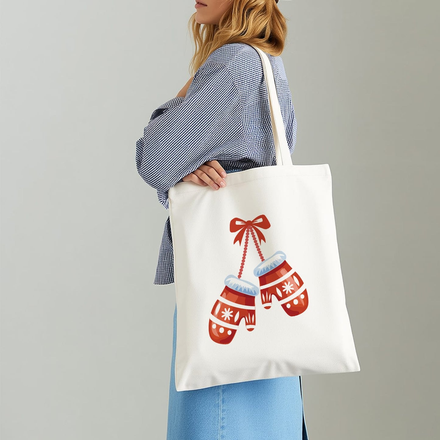 Paint by Numbers – DIY Totebag | Winter Mittens