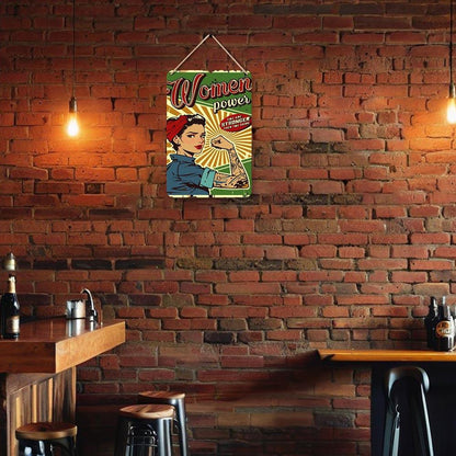 Paint by Numbers – Vintage Metal Wall Art | Women Power