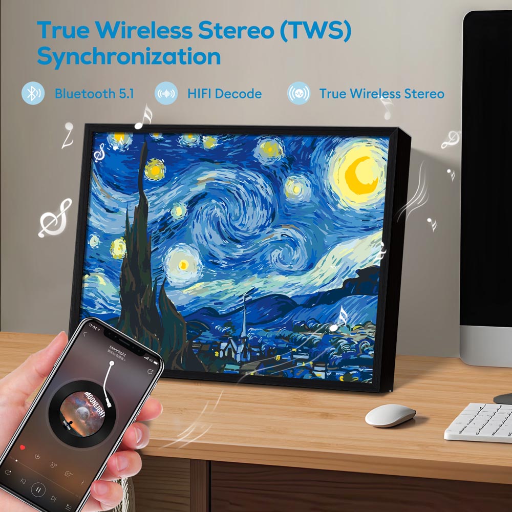 
Paint by Numbers with Bluetooth Speaker – Create Art That Looks & Sounds Incredible