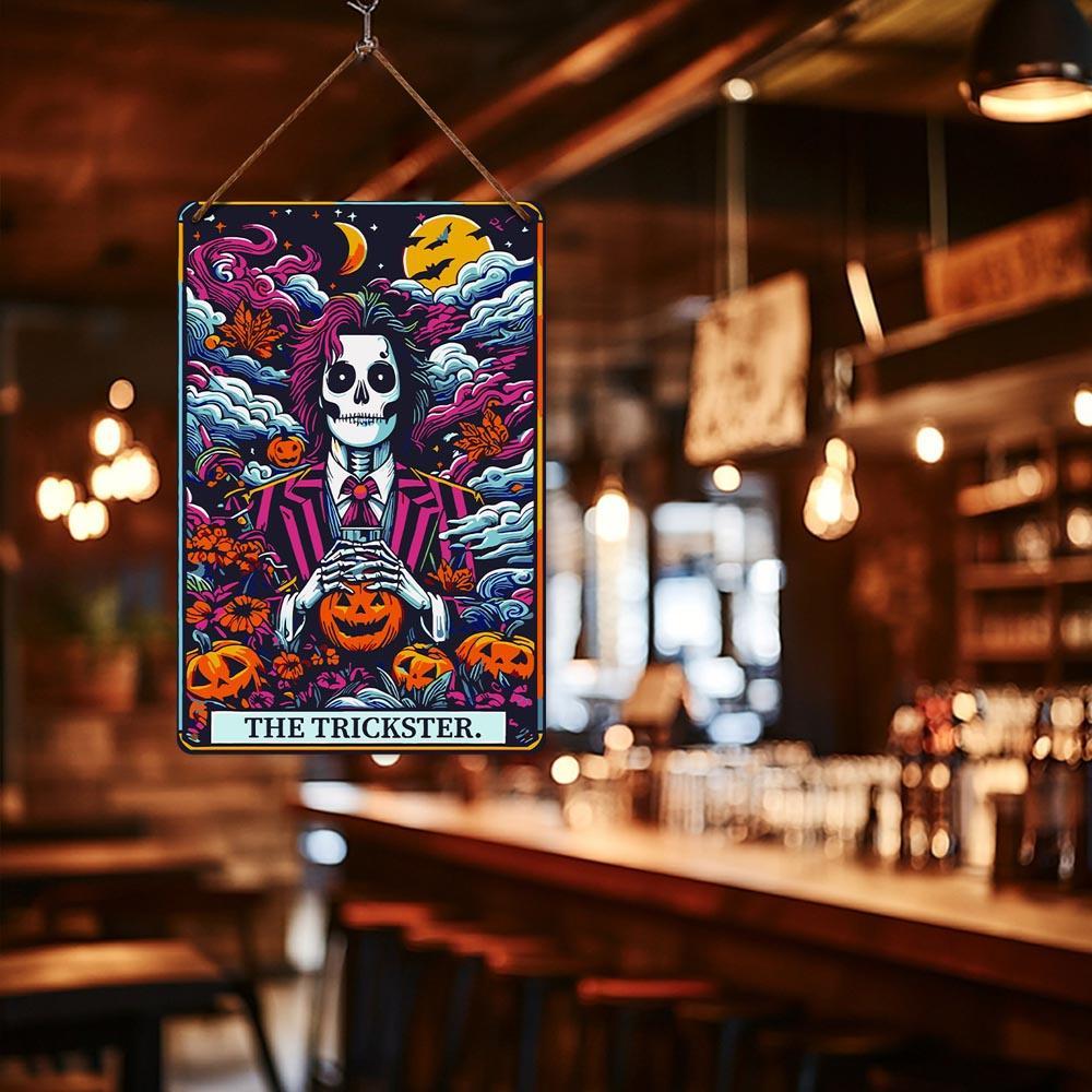 Paint by Numbers – Halloween Skeleton Art | The Trickster Pumpkins