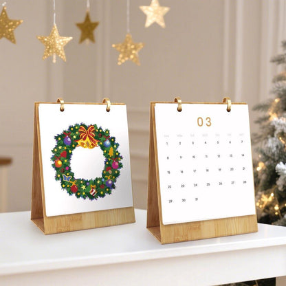 Paint by Numbers - 2026 Desk Calendar - Christmas Time