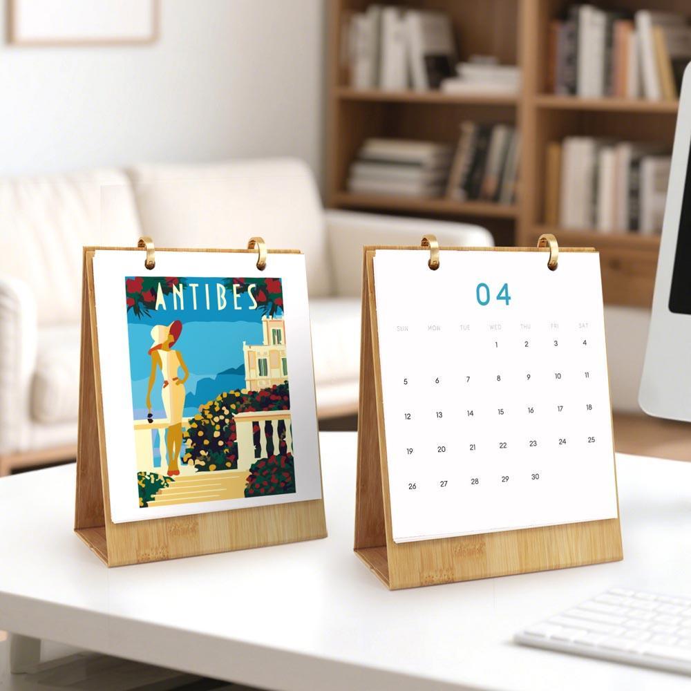Paint by Numbers - 2026 Desk Calendar - Postcards of the World