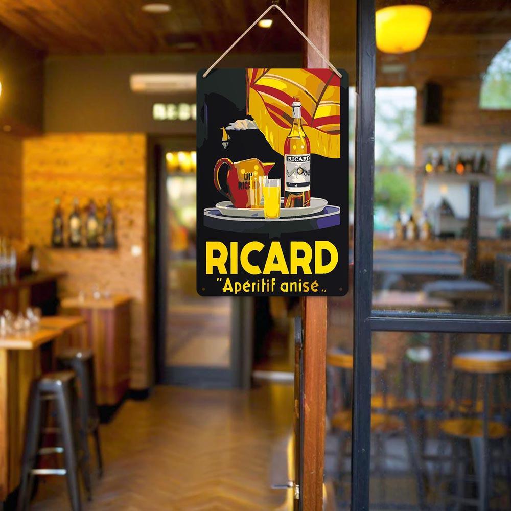 
Paint by Numbers – Vintage Bar Wall Art | Ricard Apéritif Anisé (Night Version)