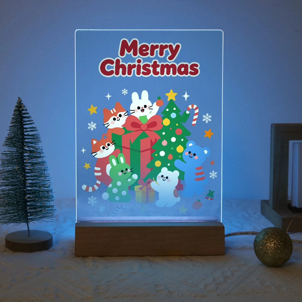 Paint by Numbers - Christmas Light | Christmas Animals with Presents