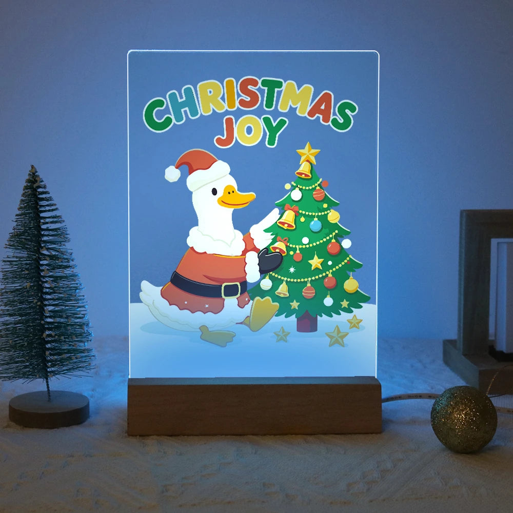 Paint by Numbers - Christmas Light | Santa Duck Decorating the Tree