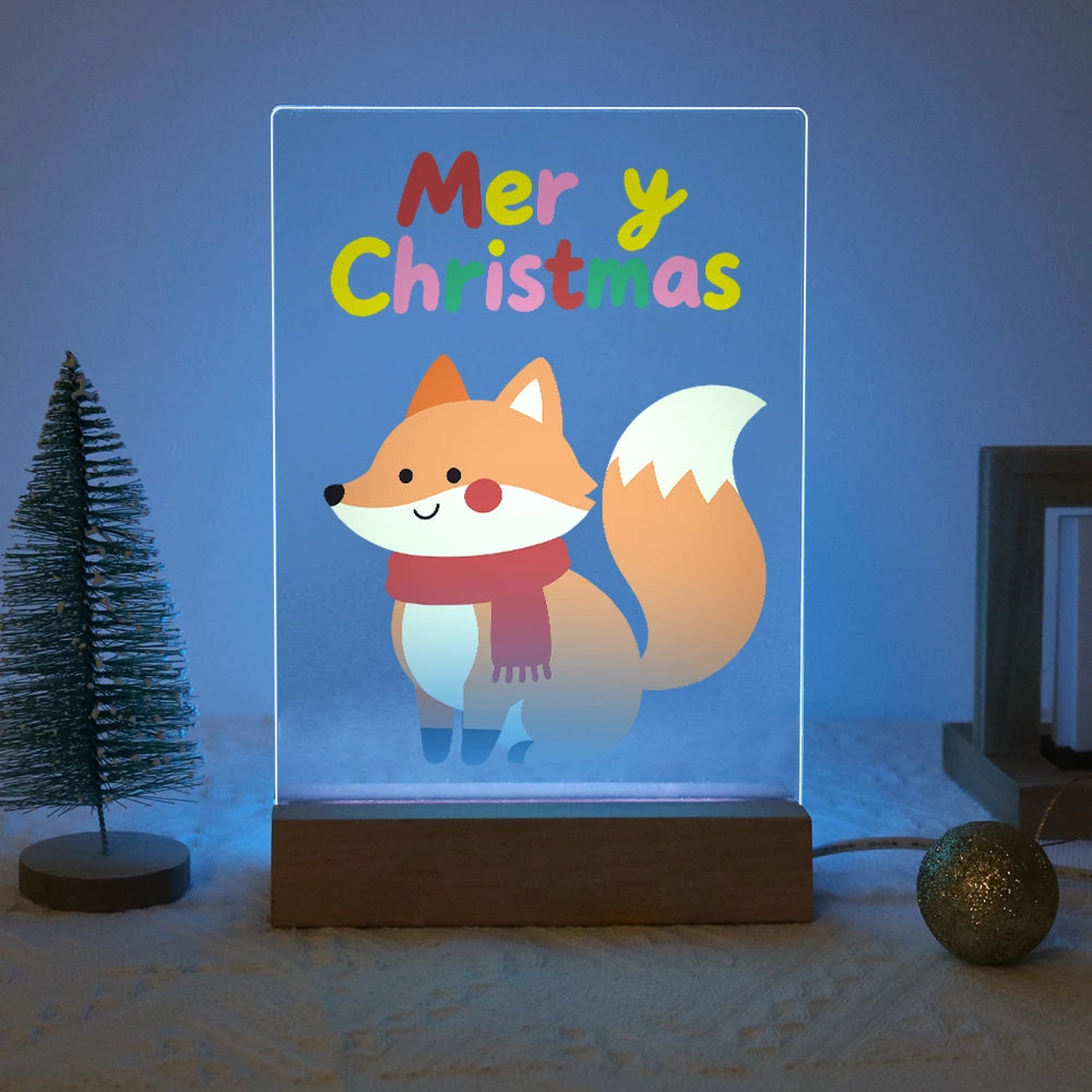 
Paint by Numbers - Christmas Light | Winter Fox with a Red Scarf