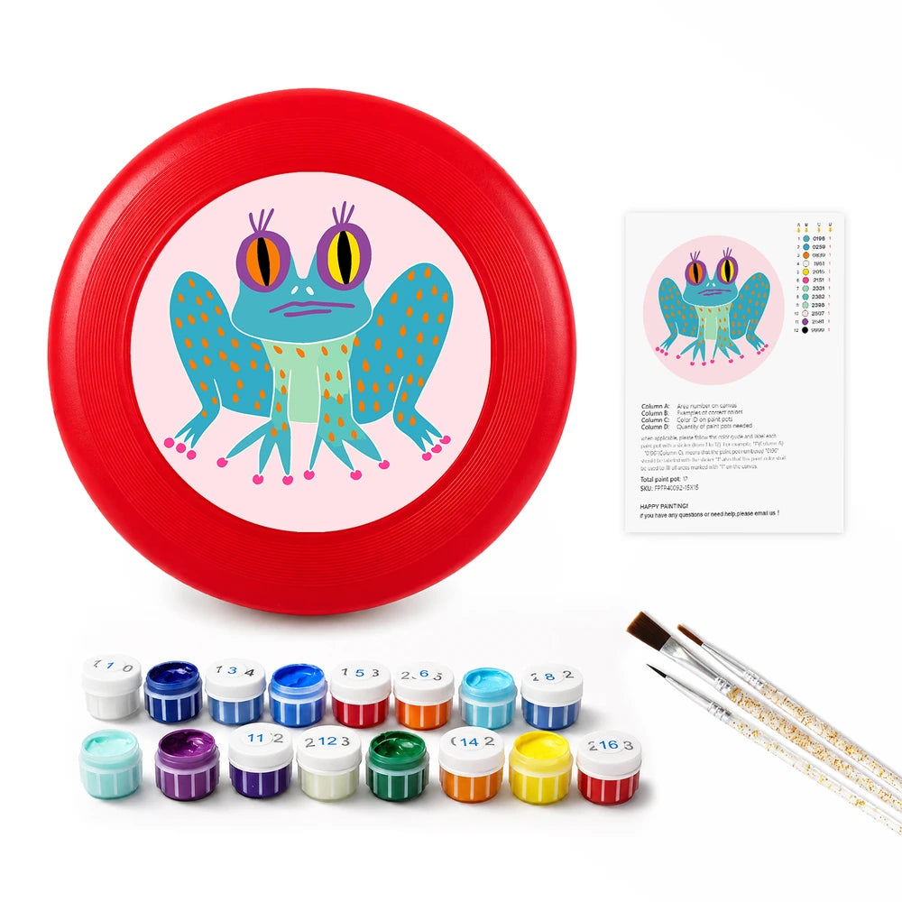 Paint by Numbers - Frisbee | Big Eyed Frog
