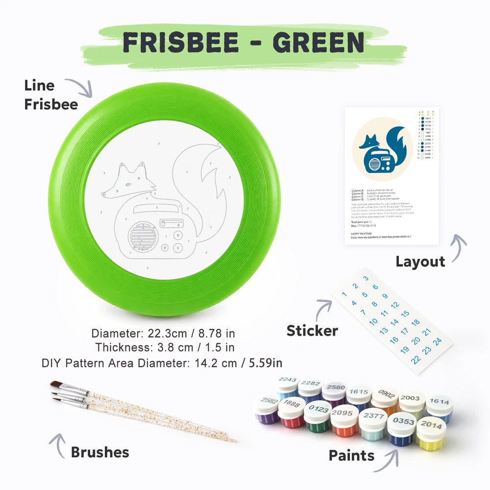 Paint by Numbers - Frisbee | Fox and the Radio