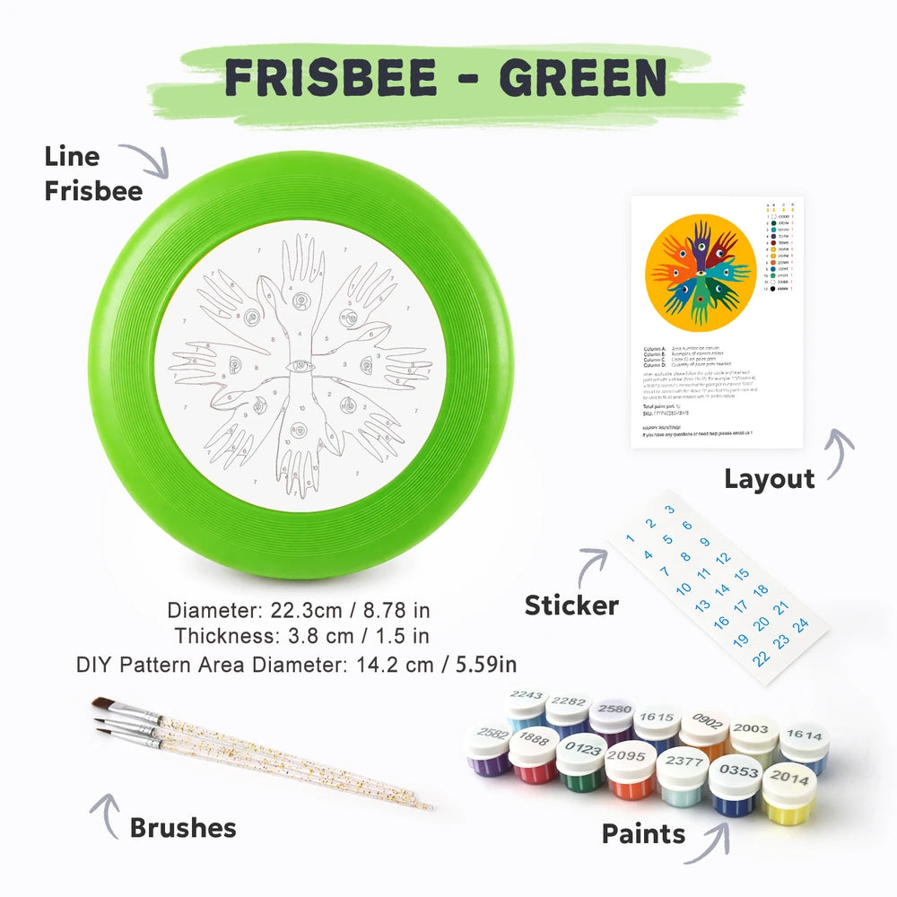 
Paint by Numbers - Frisbee | Hands and Eyes