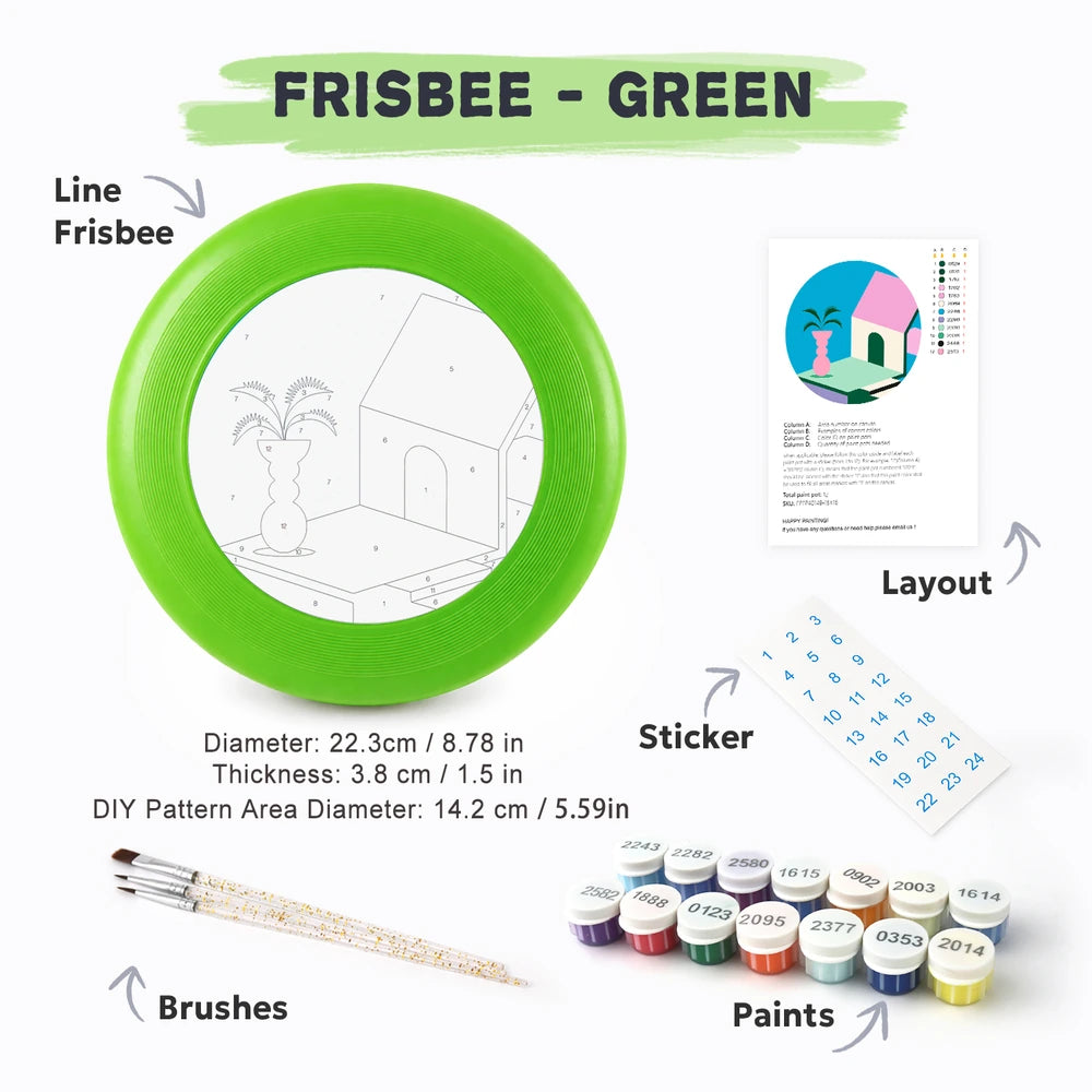 Paint by Numbers - Frisbee | Pastel House