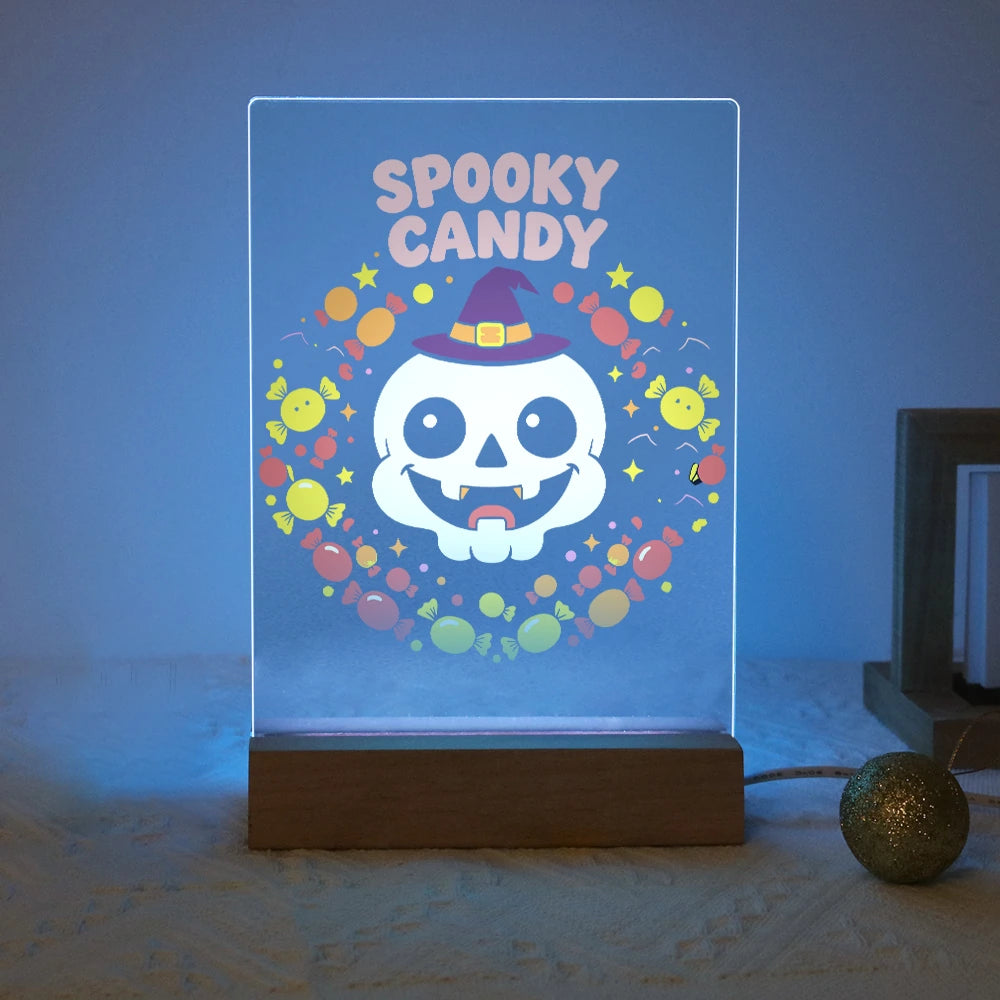 Paint by Numbers - Halloween Light | Spooky Candy Skull