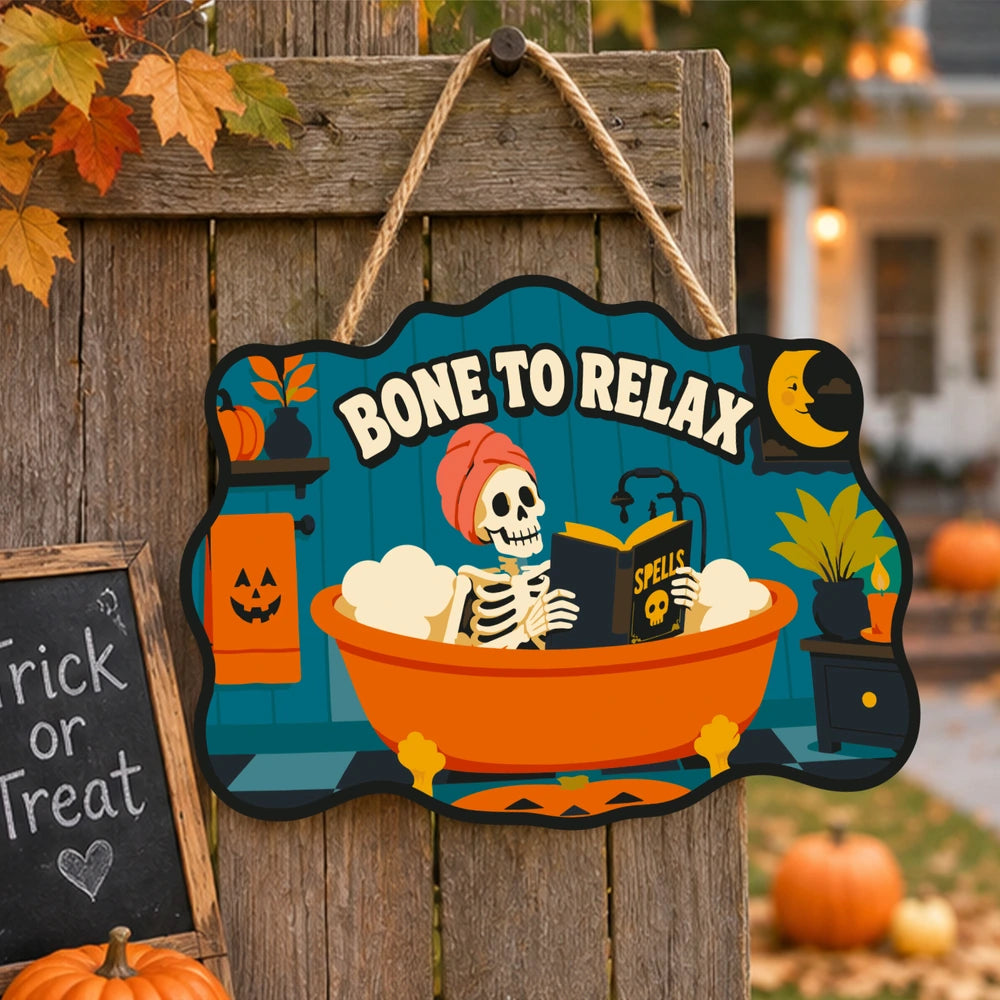 Paint by Numbers - Wooden Door Hanger | Bone to Relax