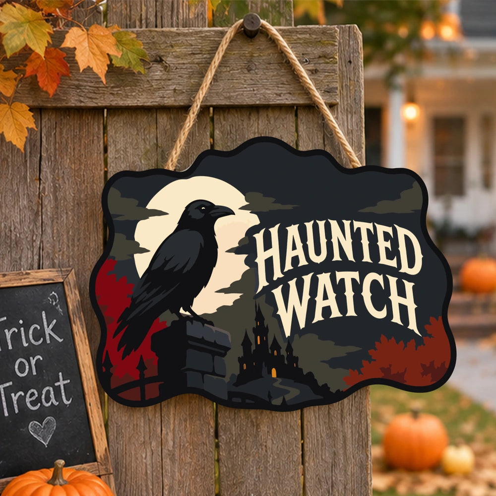 Paint by Numbers - Wooden Door Hanger | Haunted Watch