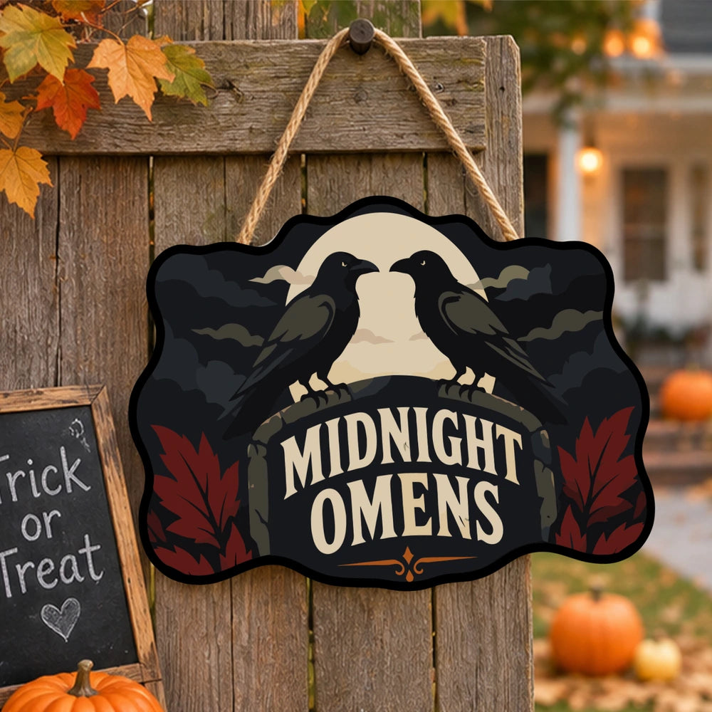 Paint by Numbers - Wooden Door Hanger | Midnight Omens