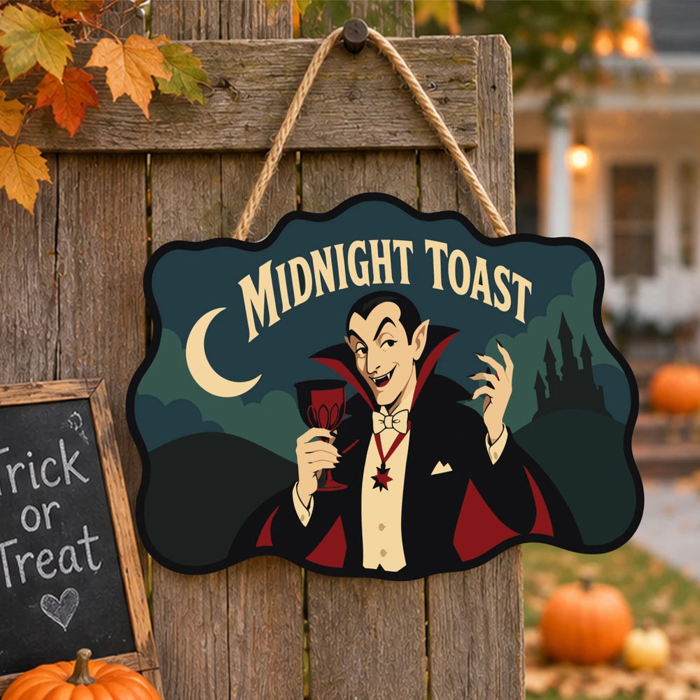Paint by Numbers - Wooden Door Hanger | Midnight Toast