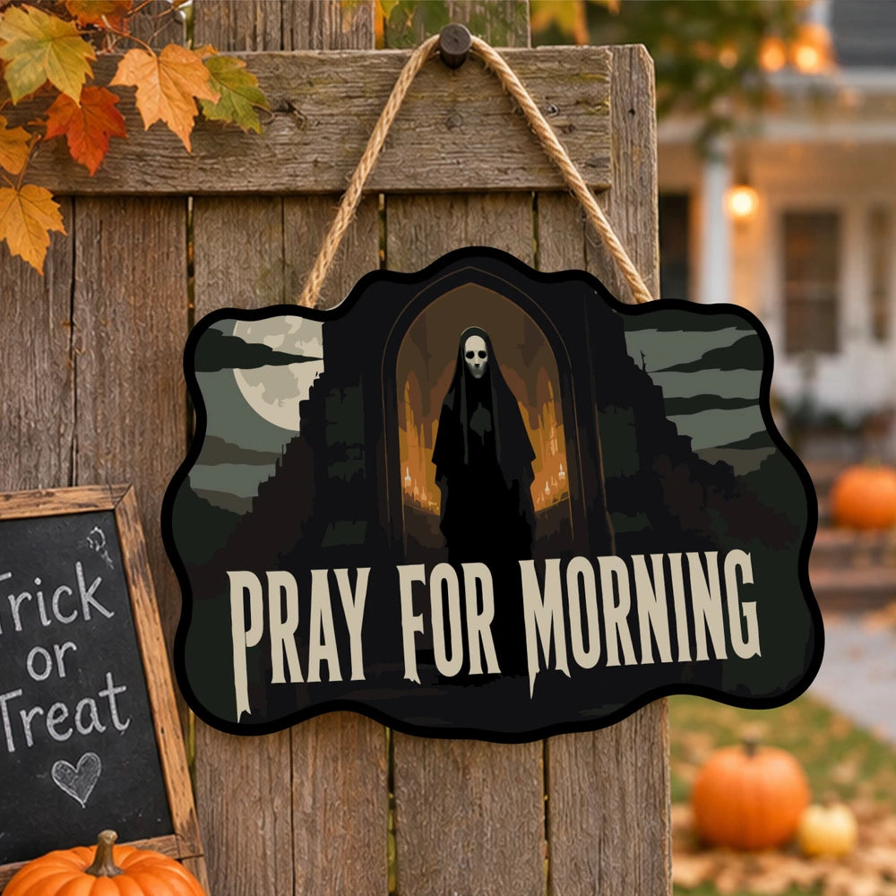 Paint by Numbers - Wooden Door Hanger | Pray for Morning