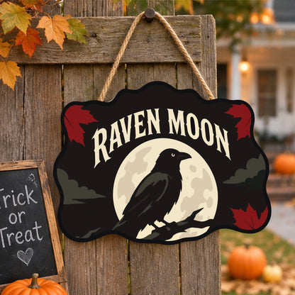 Paint by Numbers - Wooden Door Hanger | Raven Moon