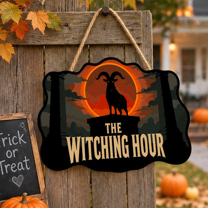 Paint by Numbers - Wooden Door Hanger | The Witching Hour