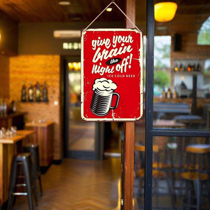 Paint by Numbers – Vintage Metal Bar Art | Give Your Brain the Night Off