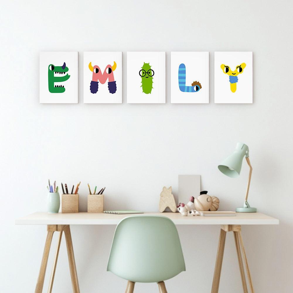 Paint by Numbers – Alphabet Painting Kit | A to Z Funny Monsters