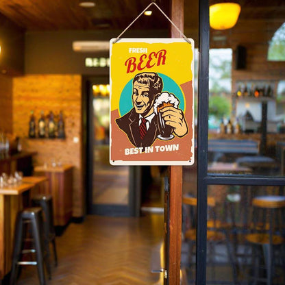 Paint by Numbers – Vintage Metal Bar Art | Best Beer in Town