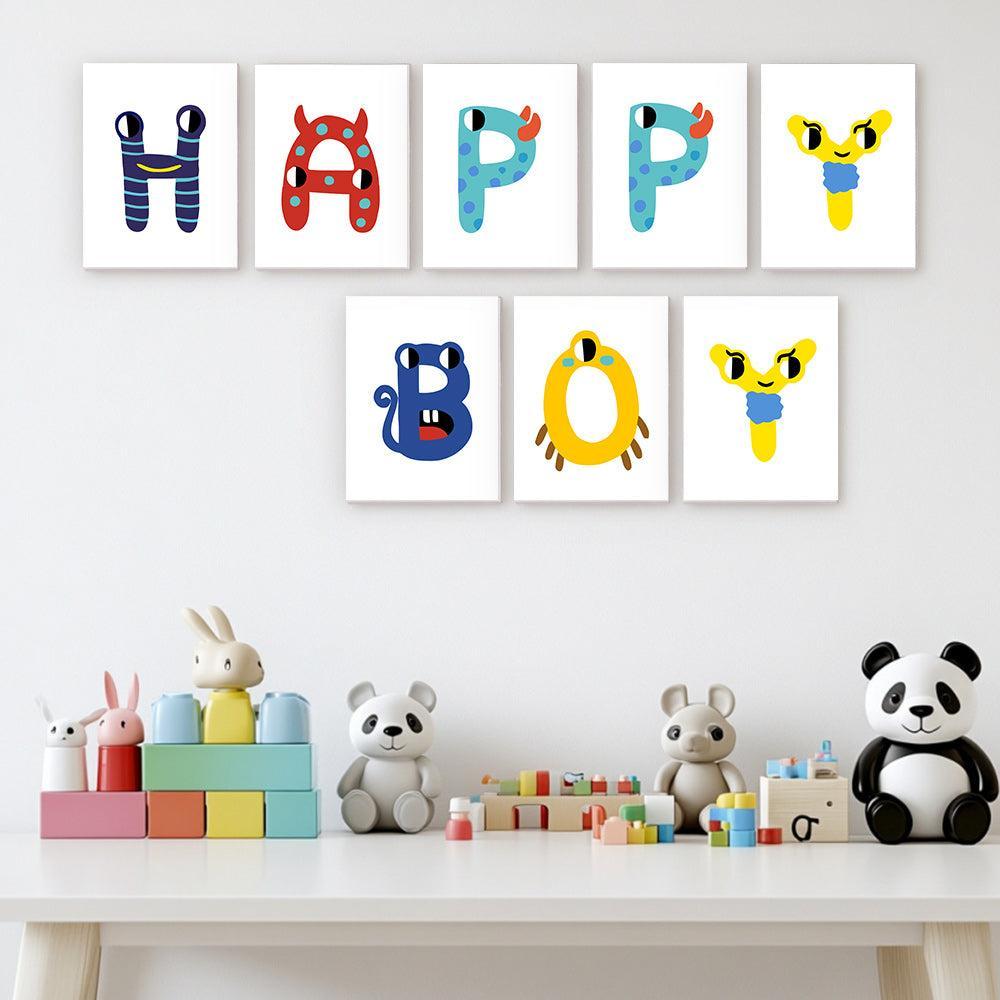 Paint by Numbers – Alphabet Painting Kit | A to Z Funny Monsters