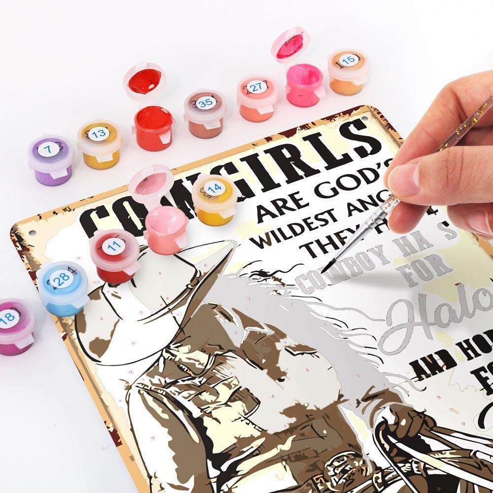 Paint by Numbers – Western Bar Art | Cowgirl Angels