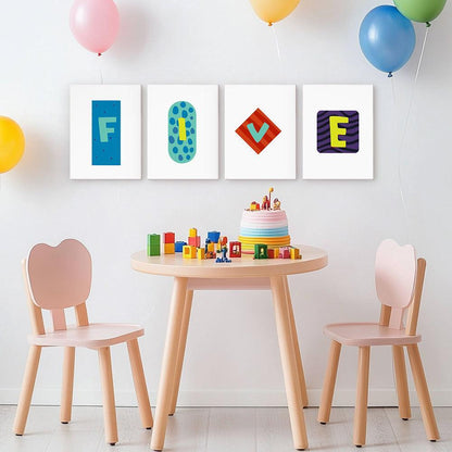 Paint by Numbers – Alphabet Painting Kit | A to Z Color Pop Letters