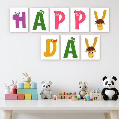 Paint by Numbers – Alphabet Painting Kit | A to Z Animal Friends