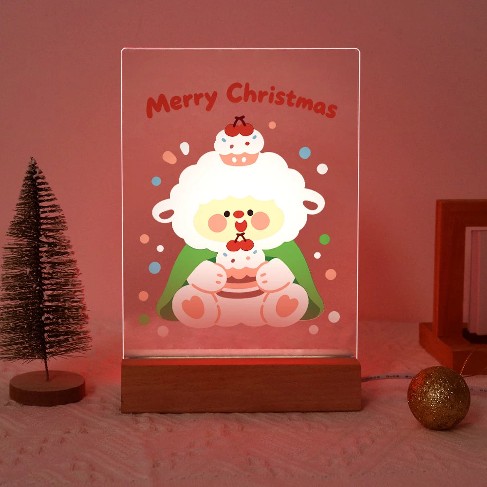 
Paint by Numbers - Christmas Light | Little Sheep with Cupcake