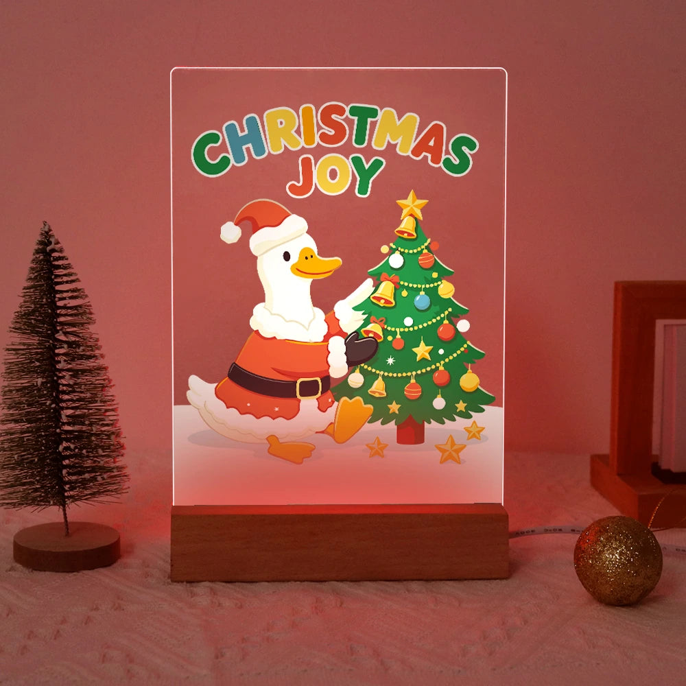 Paint by Numbers - Christmas Light | Santa Duck Decorating the Tree