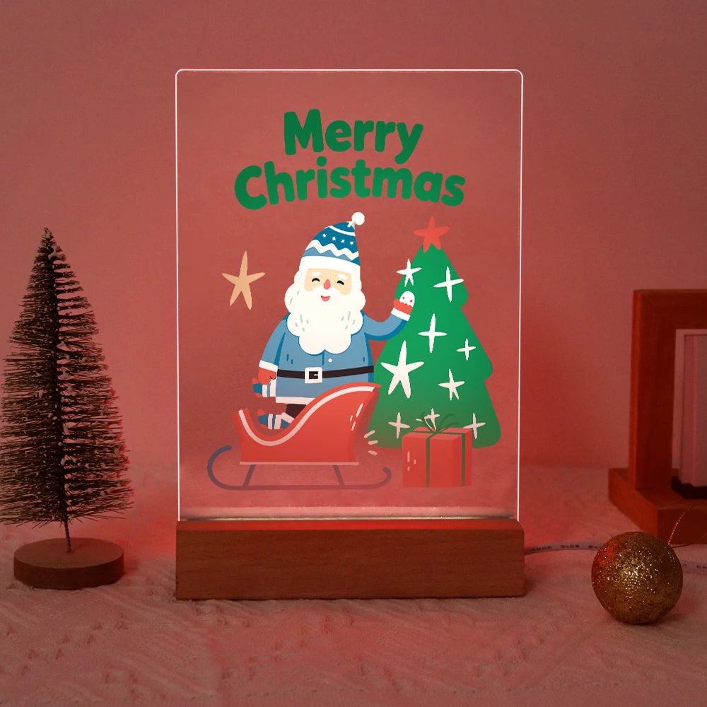 
Paint by Numbers - Christmas Light | Santa's Sleigh by the Sparkling Tree