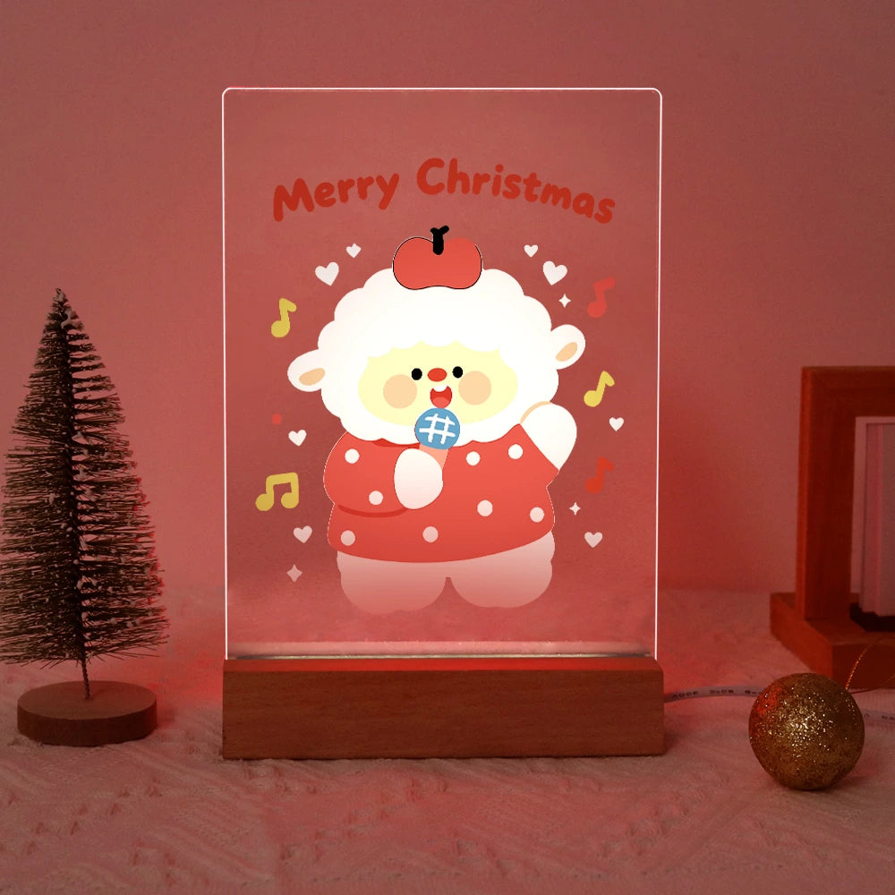 
Paint by Numbers - Christmas Light | Singing Sheep with an Apple