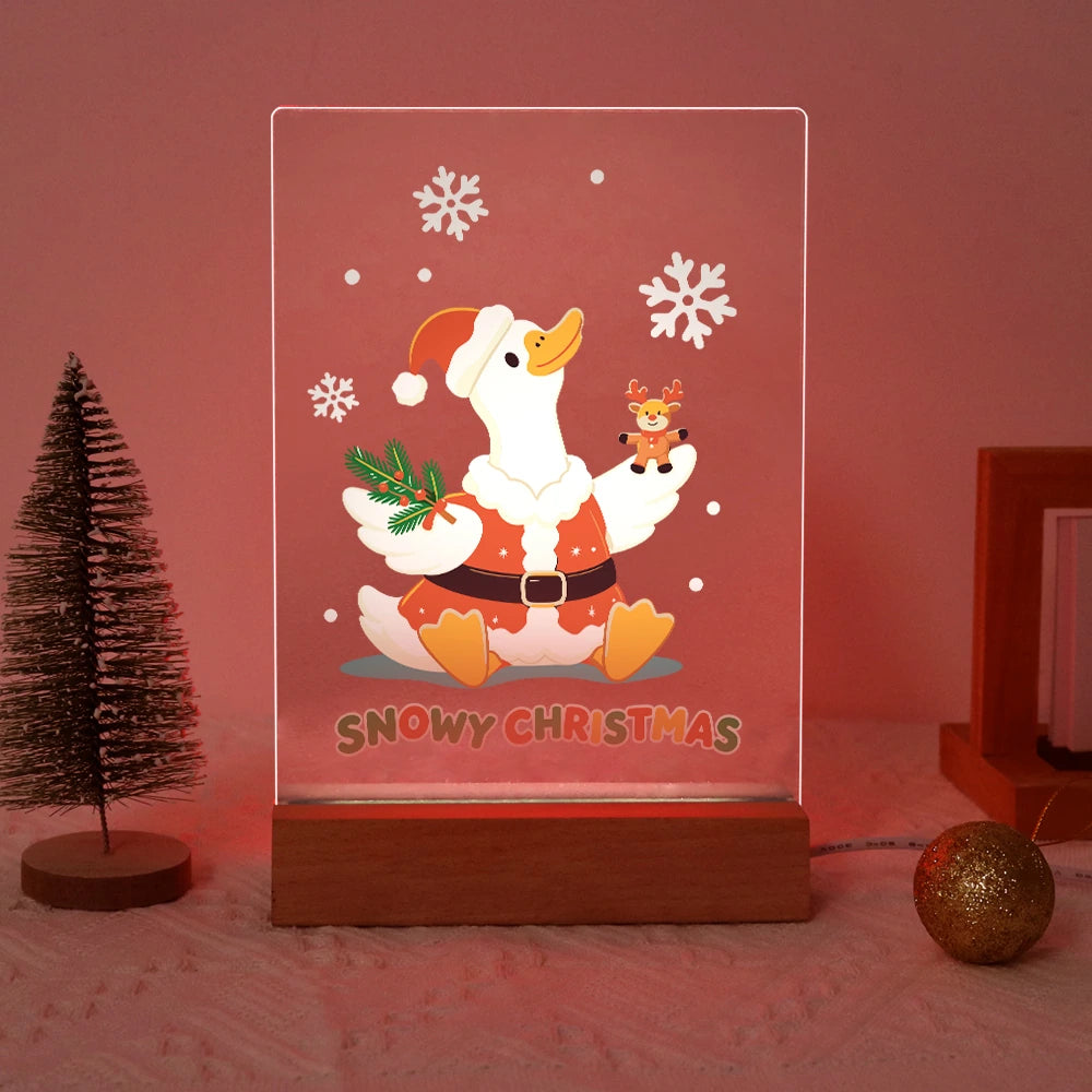 
Paint by Numbers - Christmas Light | Snowy Christmas Duck