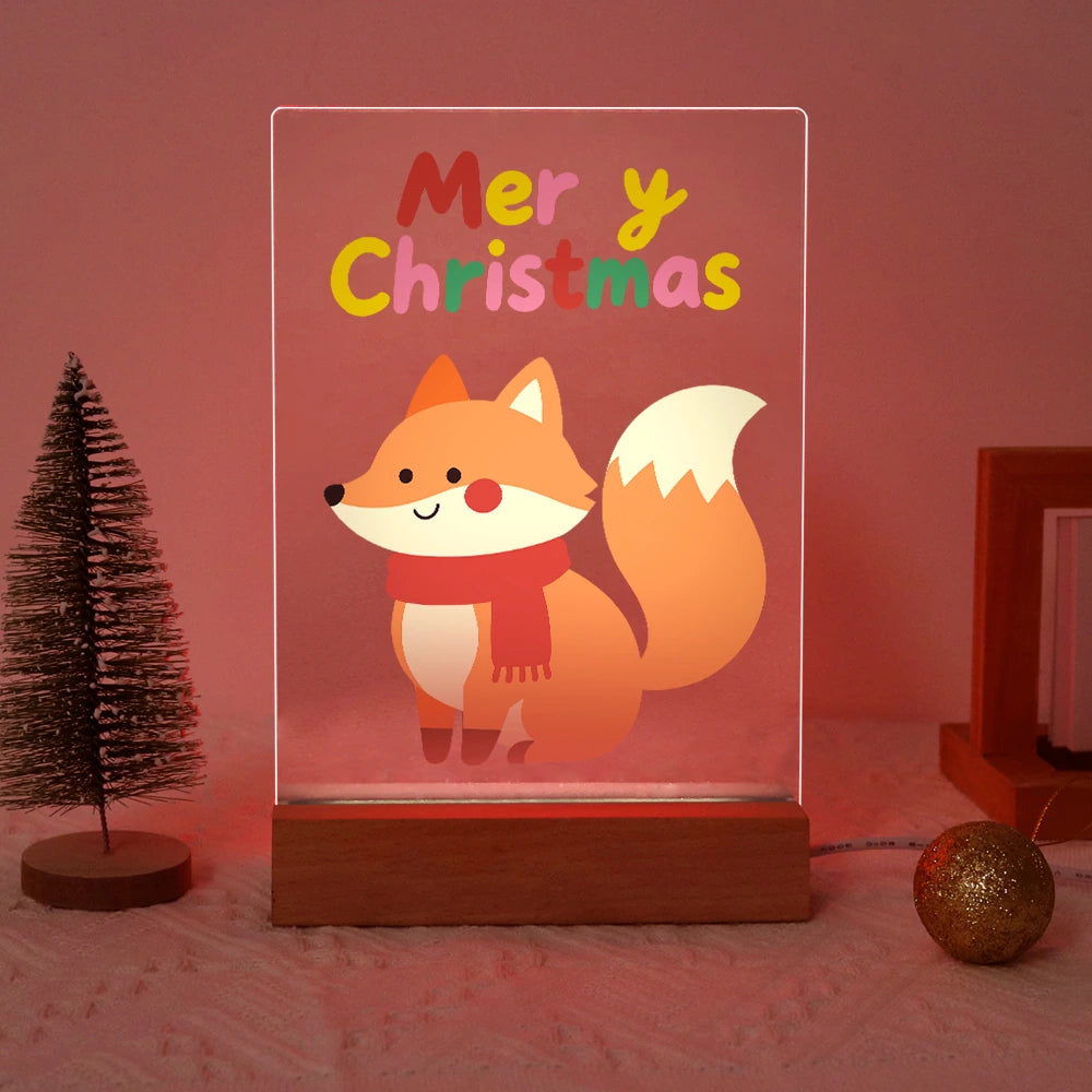 Paint by Numbers - Christmas Light | Winter Fox with a Red Scarf