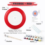 Paint by Numbers - Frisbee | Bullseye Face in Orange