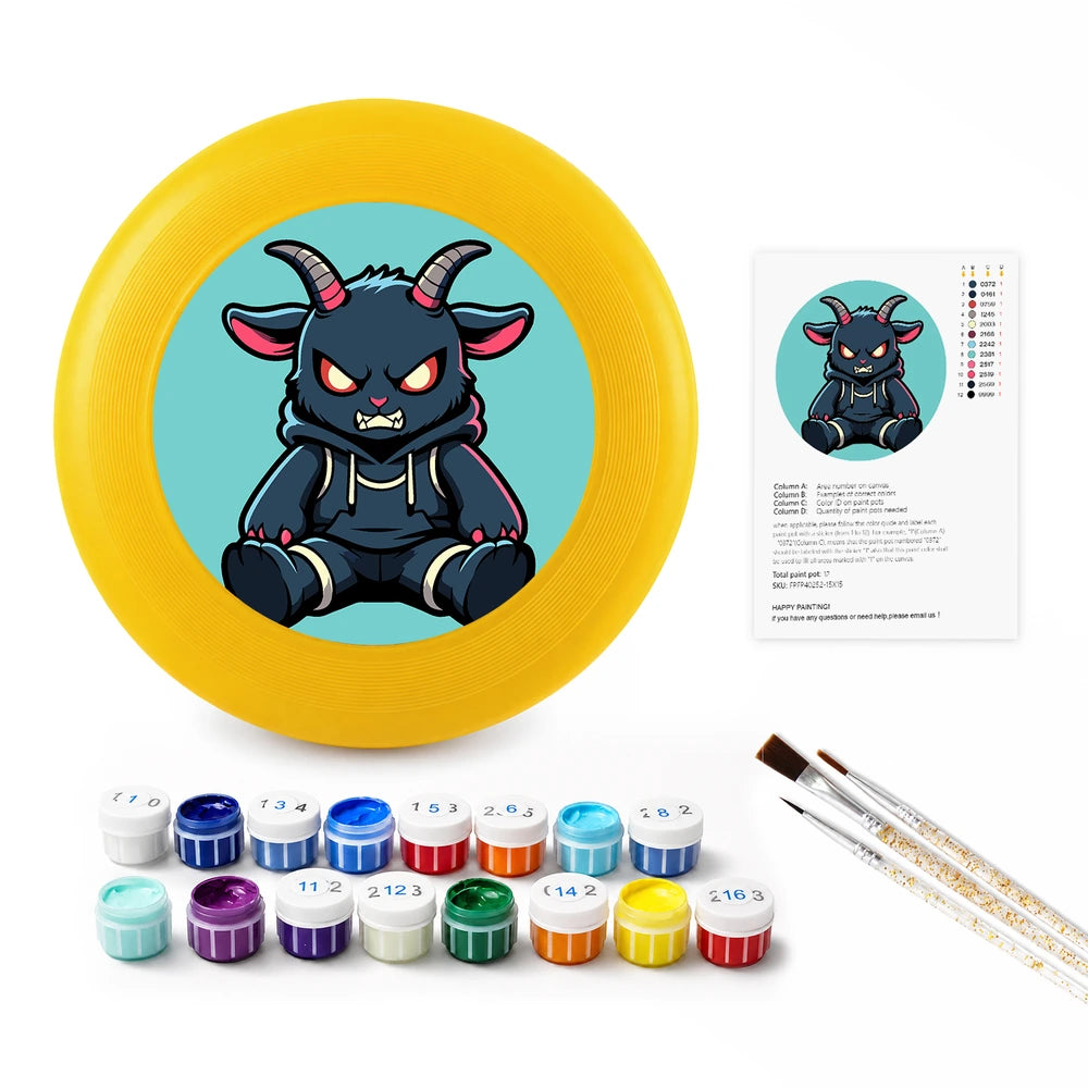 
Paint by Numbers - Frisbee | Dark Goat Character
