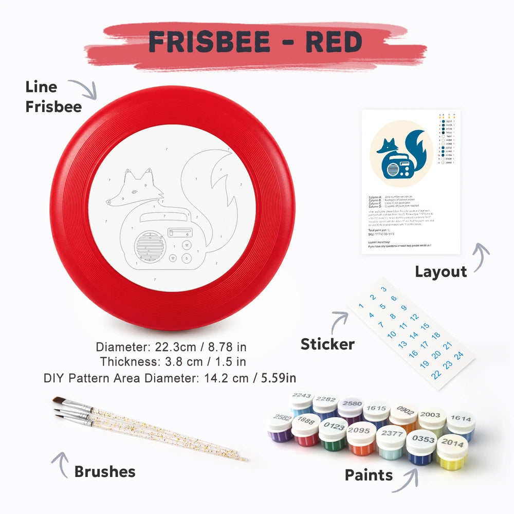 Paint by Numbers - Frisbee | Fox and the Radio