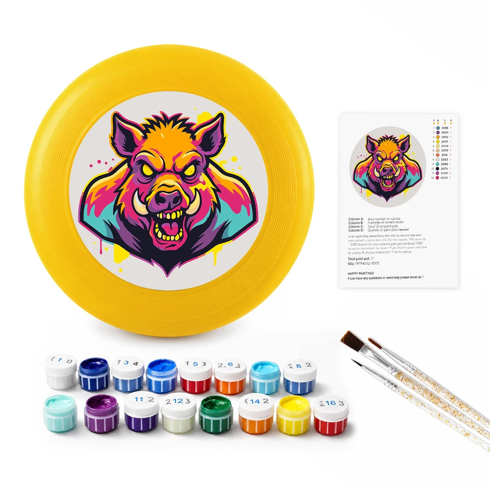 Paint by Numbers - Frisbee | Graffiti Boar