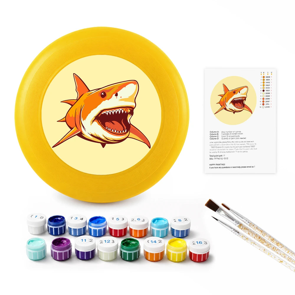 
Paint by Numbers - Frisbee | Orange Shark