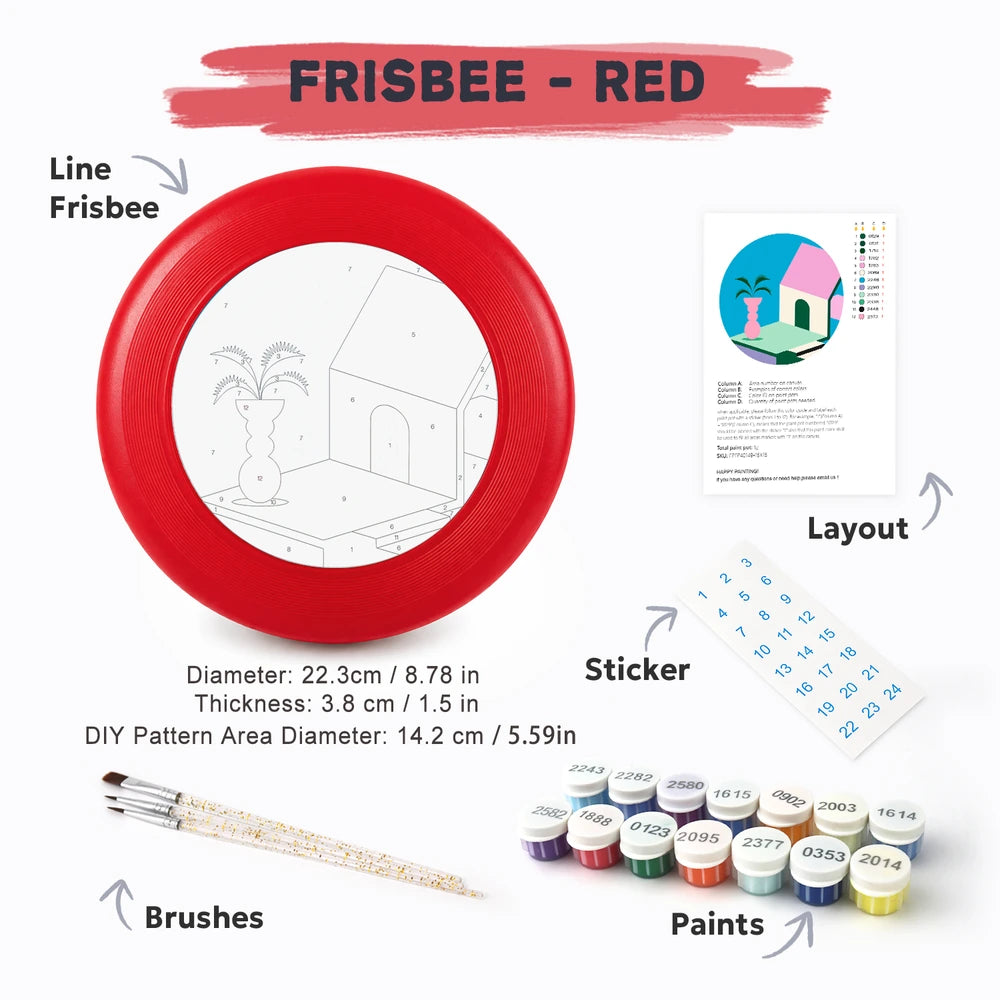 Paint by Numbers - Frisbee | Pastel House
